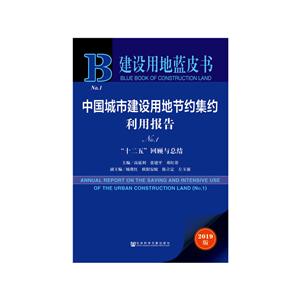中国城市建设用地节约集约利用报告-十二五回顾与总结-2019版