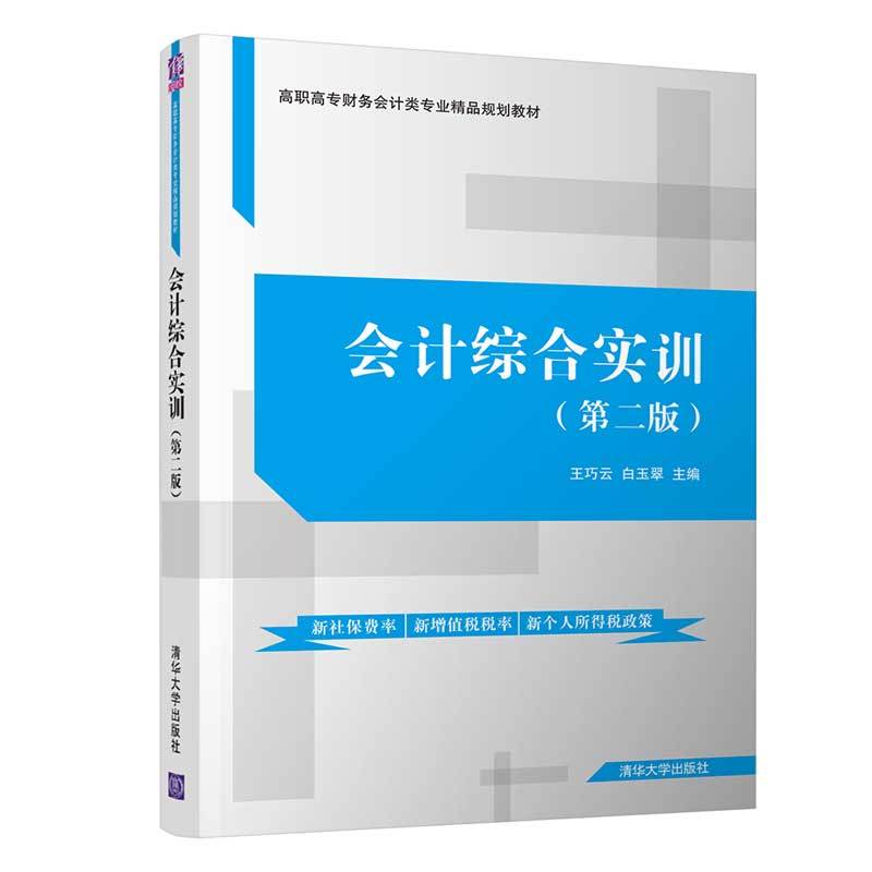 高职高专财务会计类专业精品规划教材会计综合实训(第2版)/王巧云