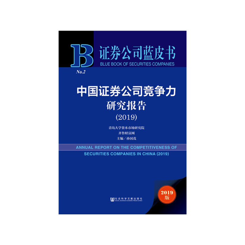 证券公司蓝皮书(2019)中国证券公司竞争力研究报告