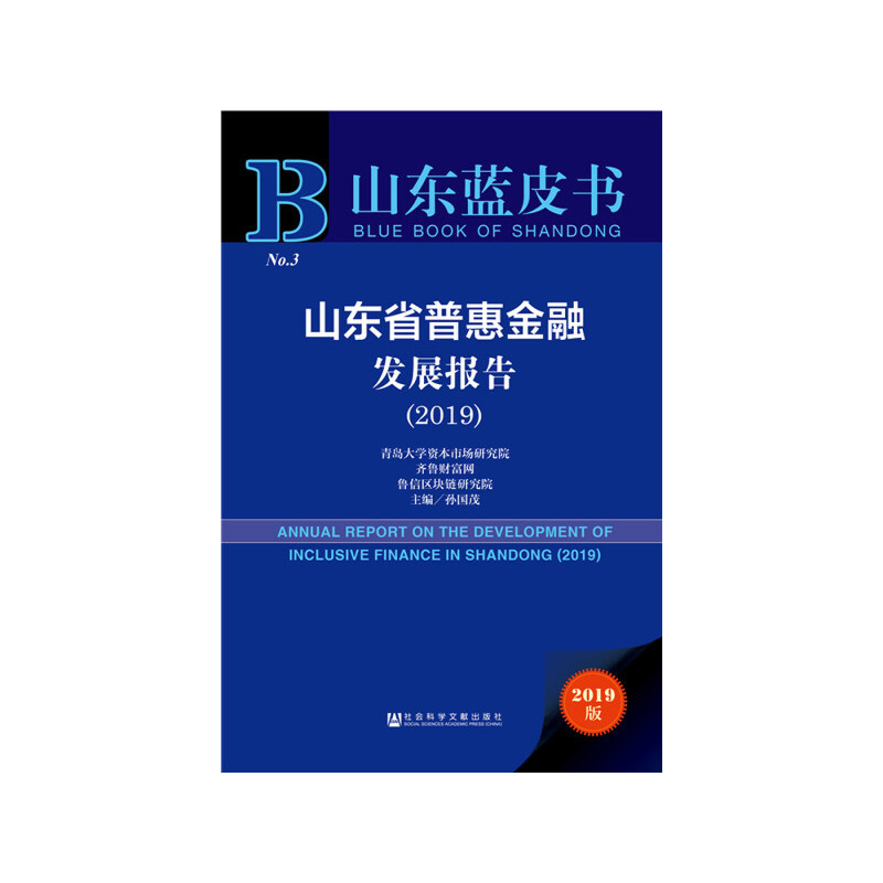 山东蓝皮书(2019)山东省普惠金融发展报告