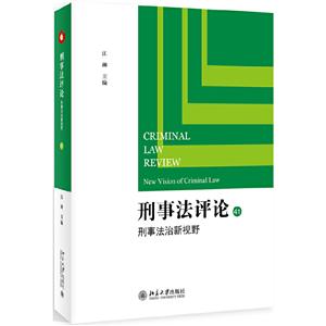 刑事法评论-刑事法治视野-41