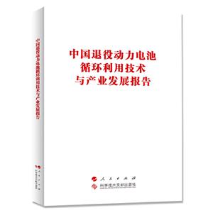 中国退役动力电池循环利用技术与产业发展报告