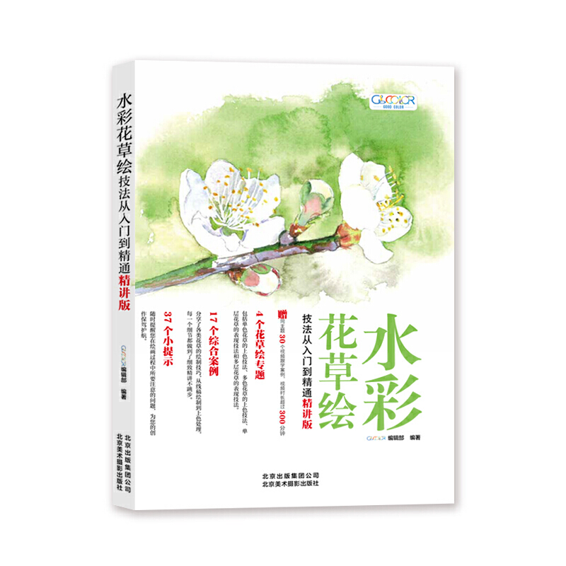 水彩花草绘技法从入门到精通:精讲版