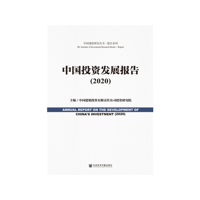 中国建投研究丛书·报告系列中国投资发展报告(2020)