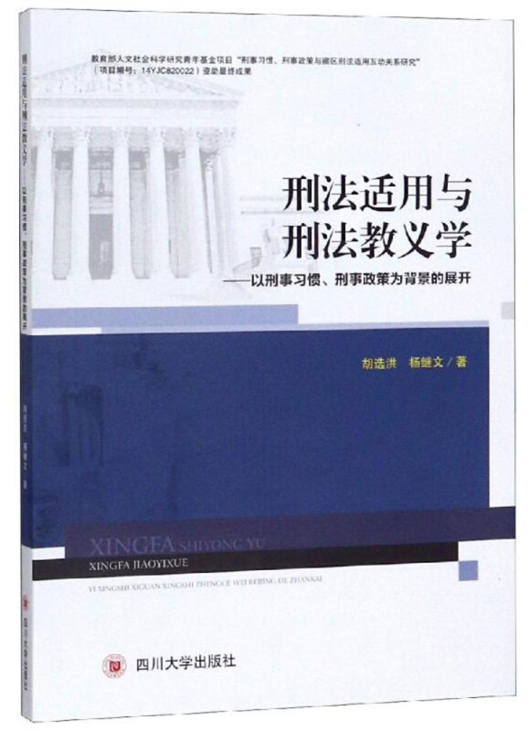 刑法适用与刑法教义学:以刑事习惯、刑事政策为背景的展开(社版)