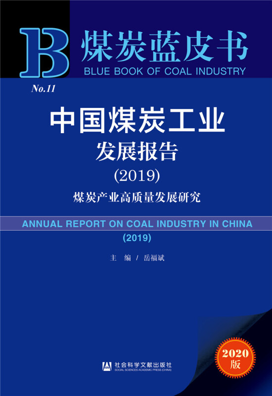 煤炭蓝皮书中国煤炭工业发展报告(2019煤炭产业高质量发展研究2020版)/煤炭蓝皮书