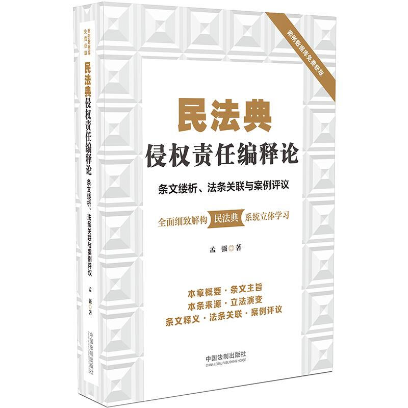 民法典侵权责任编释论:条文缕析.法条关联与案例评议