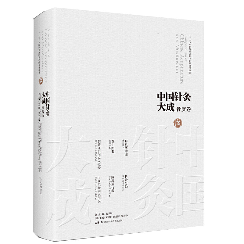 中国针灸大成·骨度卷(存真环中图 尊生图要 脏腑证治图说人镜经 析骨分经 脉度运行考 中西汇参铜人图说)