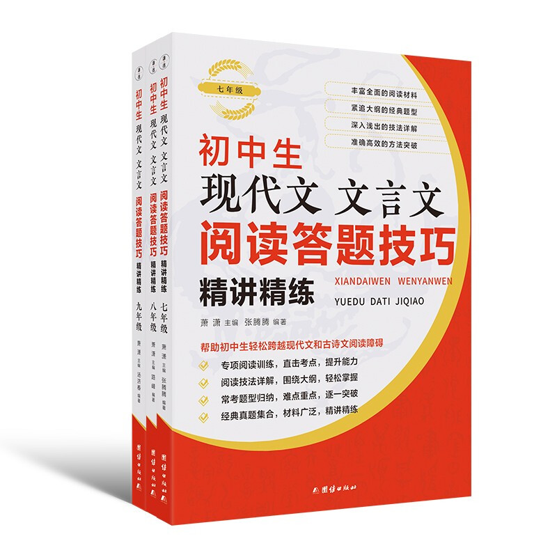 初中生现代文文言文阅读答题技巧精讲精练:七年级·八年级·九年级  (全三册)