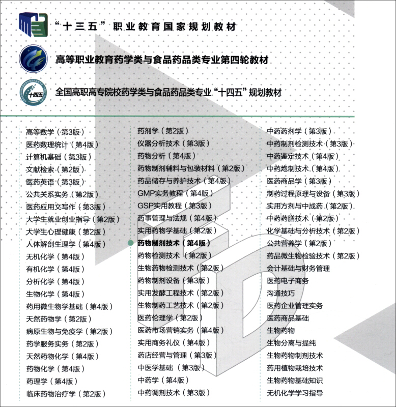 药物制剂技术(第4版)(高等职业教育药学类与食品药品类专业第四轮教材)