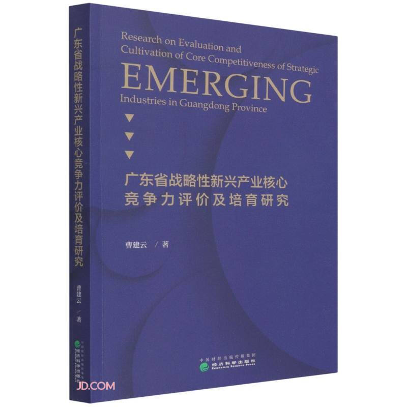 广东省战略性新兴产业核心竞争力评价及培育研究