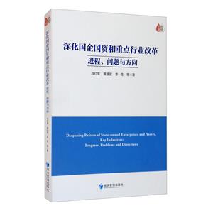 深化國企國資和重點行業改革:進程、問題與方向
