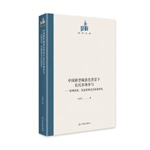 中國新型城鎮化背景下農民市場參與---影響因素渠道記賬及其政策研究