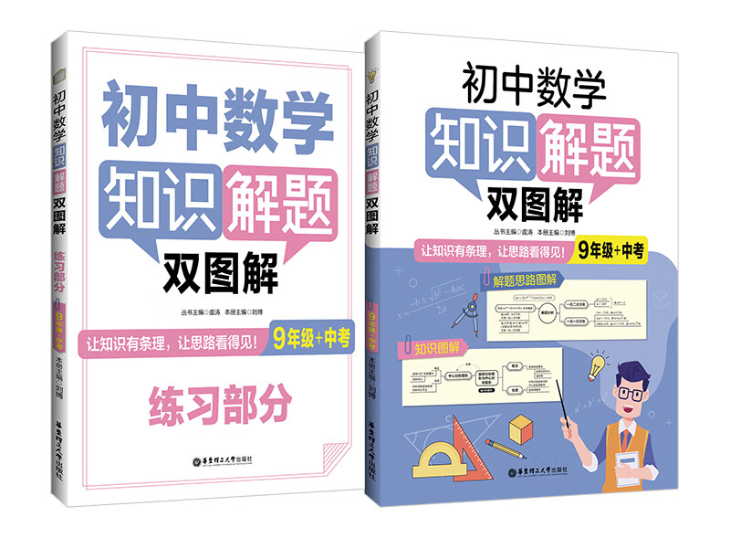 初中数学知识解题双图解 9年级+中考(全2册)