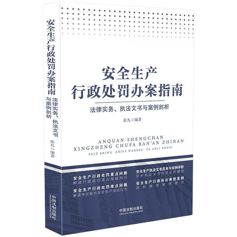 安全生产行政处罚办案指南:法律实务、执法文书与案例剖析