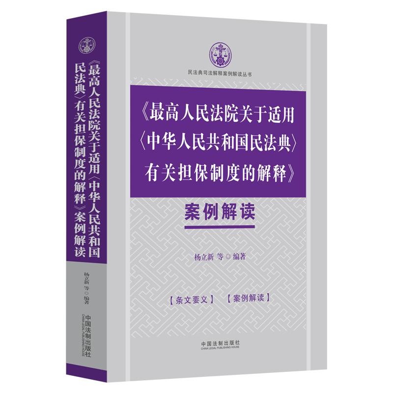 最高人民法院关于适用中华人民共和国民法典有关担保制度的解释案例解读/民法典司法解释案例解读丛书