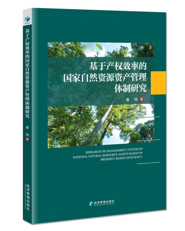 基于产权效率的国家自然资源资产管理体制研究