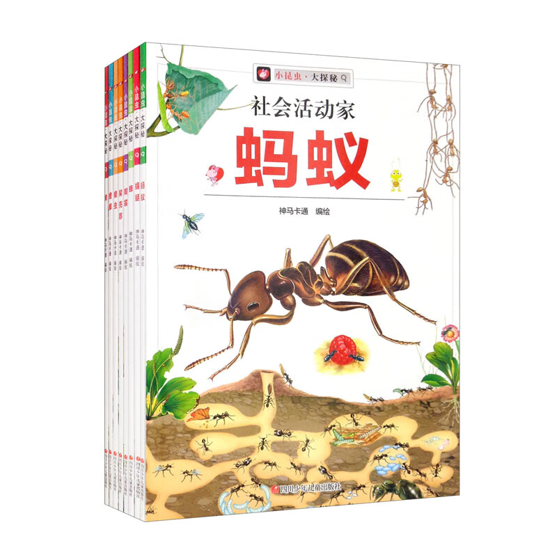 小昆虫·大探秘(8册套装