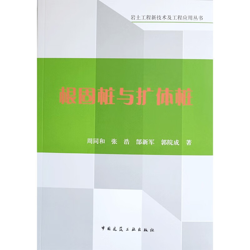 根固桩与扩体桩/岩土工程新技术及工程应用丛书