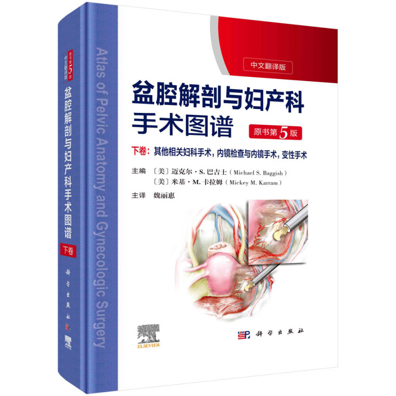 盆腔解剖与妇产科手术图谱 下卷 (原书第5版)