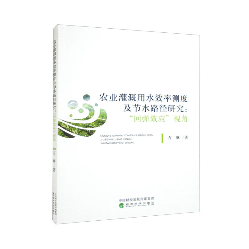 农业灌溉用水效率测度及节水路径研究:“回弹效应”视角