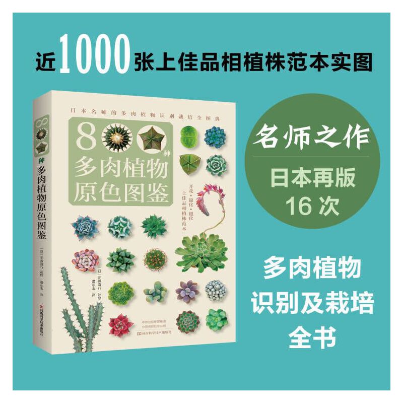 800种多肉植物原色图鉴