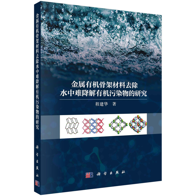 金属有机骨架材料去除水中难降解有机污染物的研究