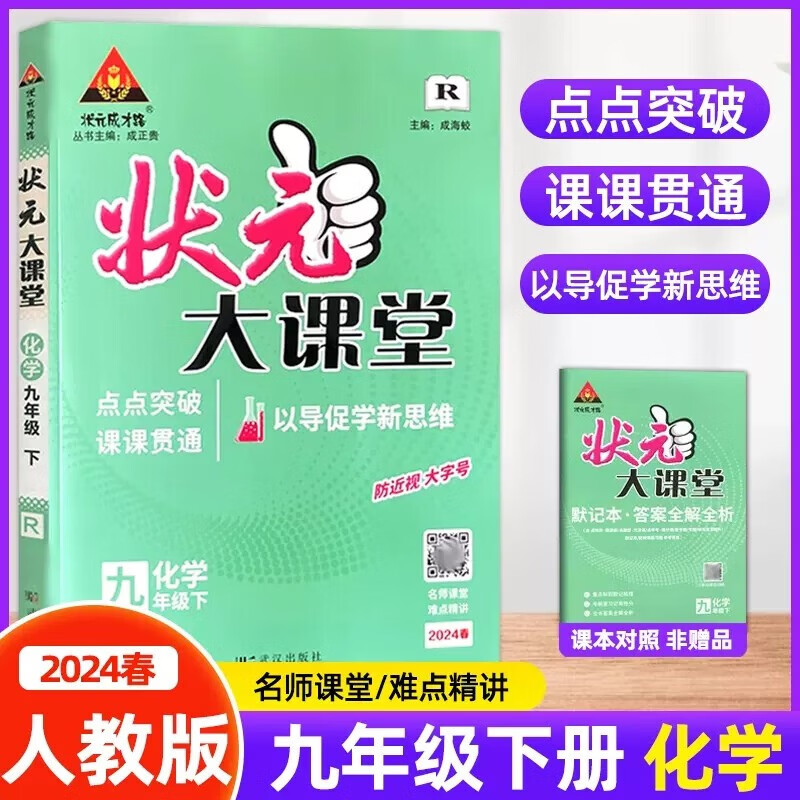 状元大课堂 化学 9年级下 R 2024