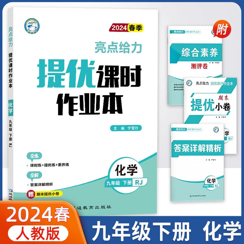 亮点给力 提优课时作业本 化学 9年级 下册 RJ 2024