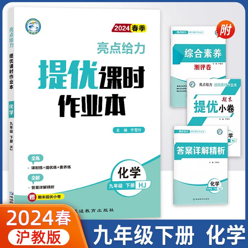 亮点给力 提优课时作业本 化学 9年级 下册 HJ 2024