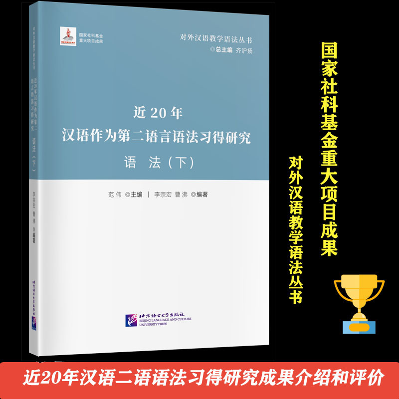 近20年汉语作为第二语言语法习得研究语法(下)