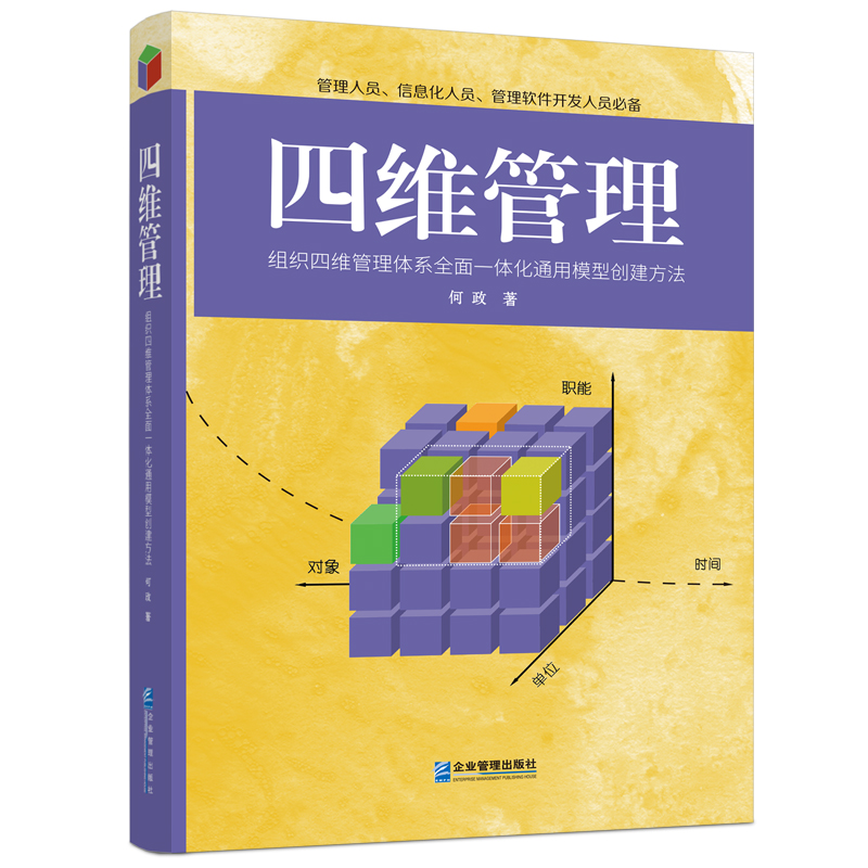 四维管理——组织四维管理体系全面一体化通用模型创建方法