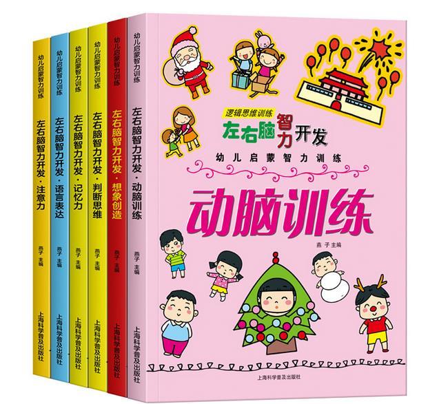 幼儿启蒙智力训练逻辑思维绘本(全6册)