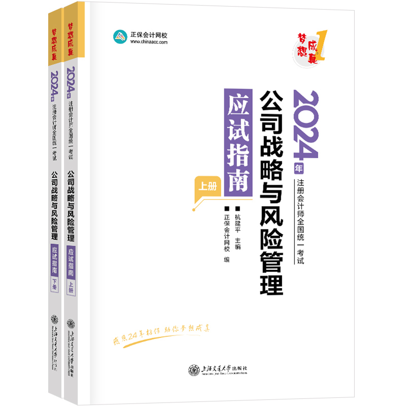 2024公司战略与风险管理应试指南(全2册)