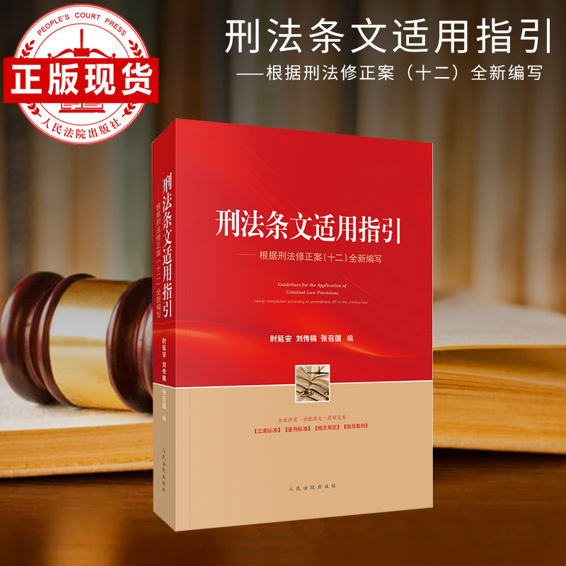 刑法条文适用指引——根据刑法修正案(十二)全新编写