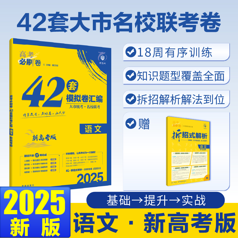 2025高考必刷卷 42套 语文 新高考版