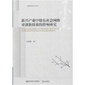 新興產業中股東社會網絡對創新績效的影響研究