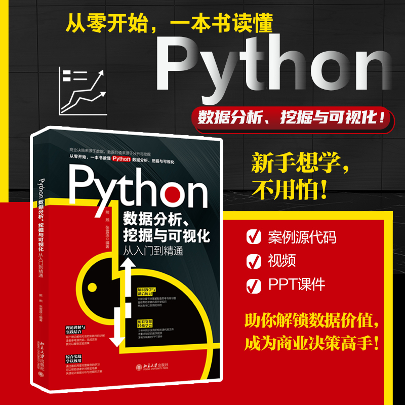 PYTHON数据分析、挖掘与可视化从入门到精通