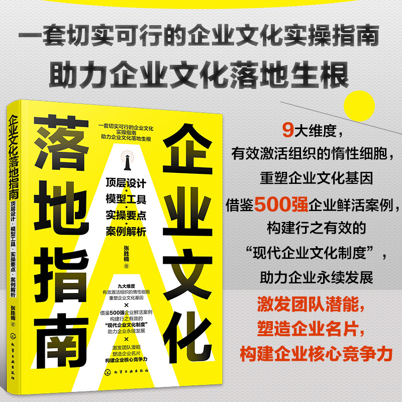 企业文化落地指南:顶层设计·模型工具·实操要点·案例解析