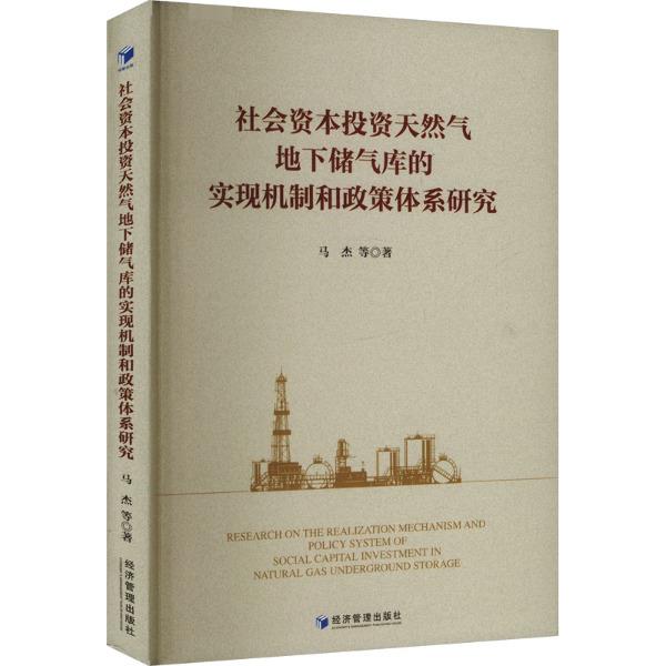 社会资本投资天然气地下储气库的实现机制和政策体系研究