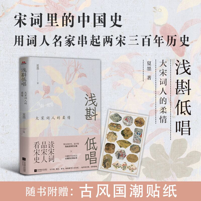 浅斟低唱:大宋词人的柔情以人为本讲述历史,用词人名家串起两宋三百年历史