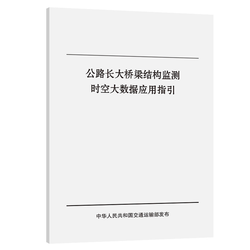 公路长大桥梁结构监测时空大数据应用指引