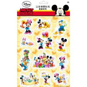 圣诞米奇-迪士尼立体情景贴纸-技术教育社区