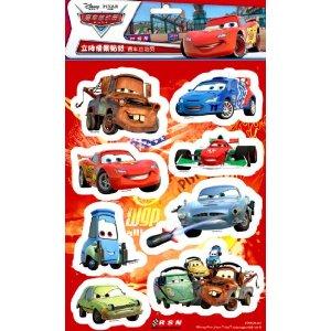 塞车总动员-赛车总总动员立体情景贴纸-技术教育社区