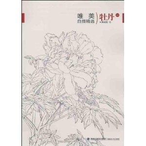 牡丹-唯美白描精选-一-技术教育社区