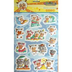 情景沙滩-喜羊羊立体情景贴纸-喜羊羊与灰太狼-技术教育社区