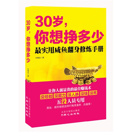 30岁.你想挣多少-最实用咸鱼翻身修炼手册