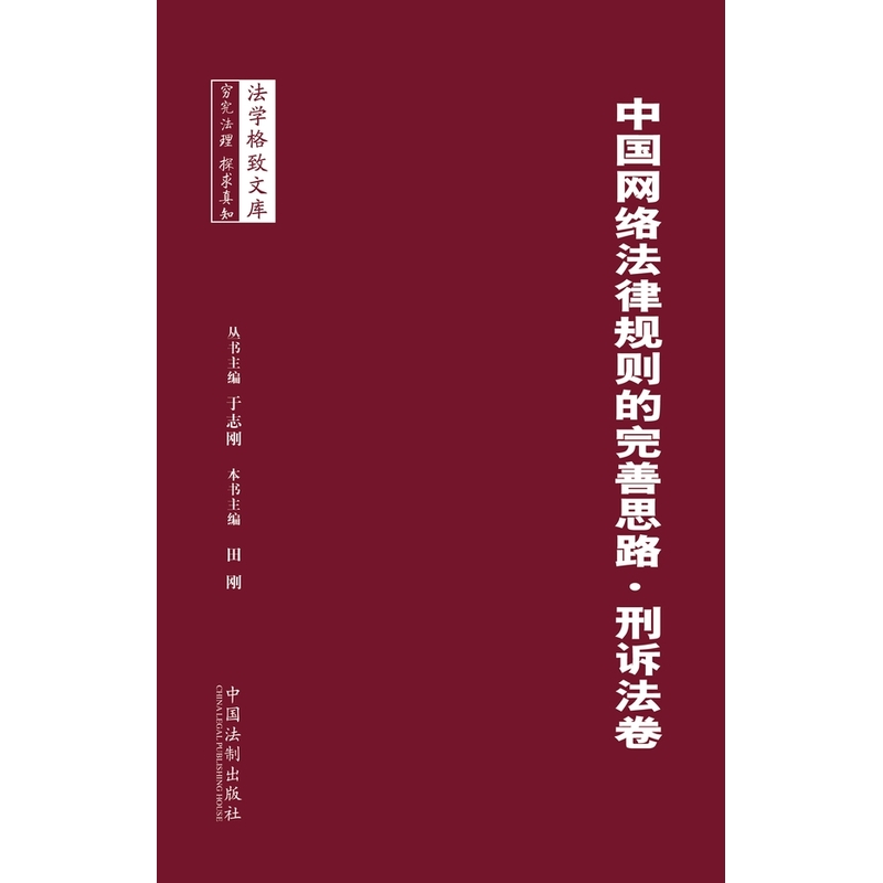 刑诉法卷-中国网络法律规则的完善思路