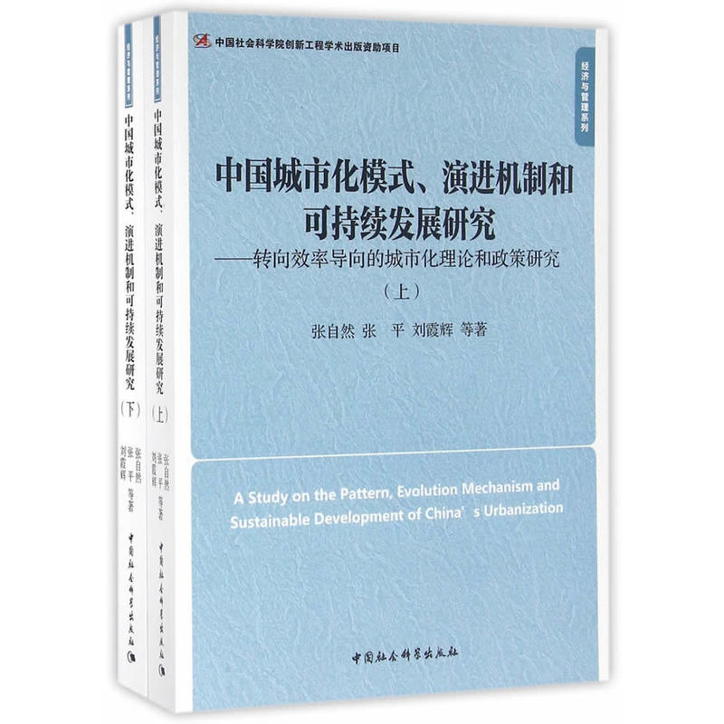 中国城市化模式.演进机制和可持续发展研究-转向效率导向的城市化理论和政策研究-(全二册)