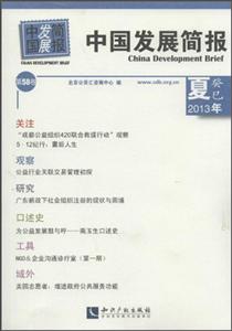 2013年-中国发展简报-第58卷-癸巳 夏-技术教育社区